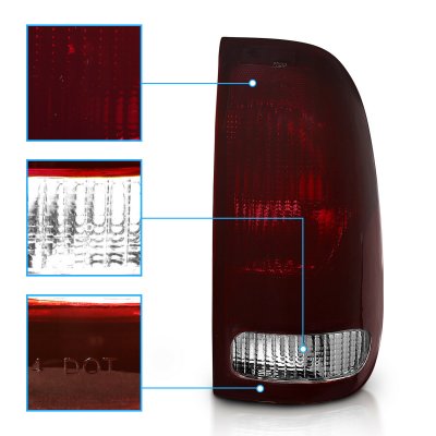 Ford F250 Super Duty 1999-2007 Tinted Tail Lights