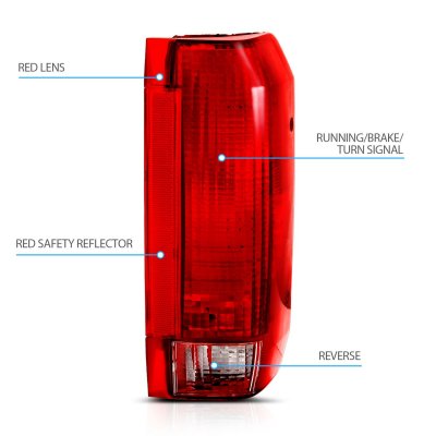 Ford F350 1992-1996 Tail Lights