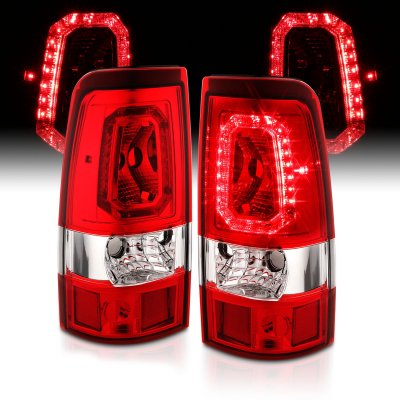 Chevy Silverado 2500HD 2001-2002 Halo LED Tail Lights