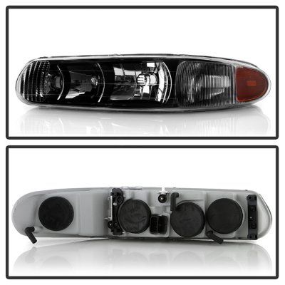 Buick Regal 1997-2004 Black Headlights