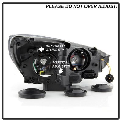 Ford Focus 2015-2018 Headlights Black LED DRL