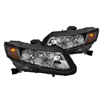 Honda Civic 2012-2015 Euro Headlights Black