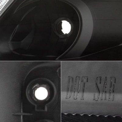 Honda CRV 2002-2004 Black Headlights