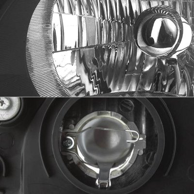 Honda CRV 2002-2004 Black Headlights