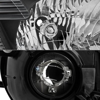 Toyota Highlander 2008-2010 Headlights Black