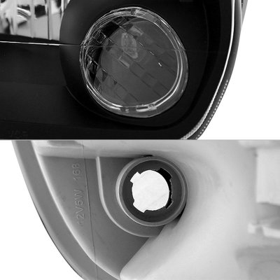 Toyota Tundra Double Cab 2005-2006 Black Headlights Corner Lights