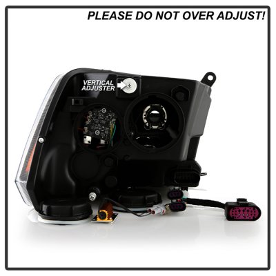 Dodge Ram 2009-2018 Black Projector Headlights LED DRL Signals