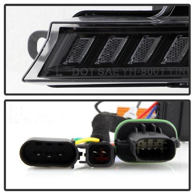 Ford F150 2018-2020 Black Projector Headlights DRL Signals