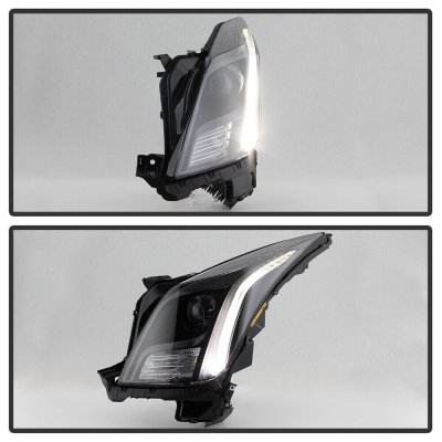 Cadillac XTS 2013-2017 Black HID Projector Headlights
