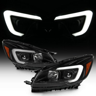 Ford Escape 2013-2016 Black Projector Headlights LED DRL