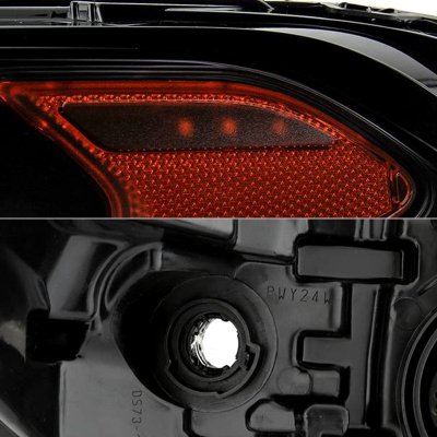 Ford Fusion 2013-2016 Black Projector Headlights