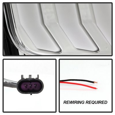 Ford Mustang 2005-2009 Projector Headlights Tri DRL