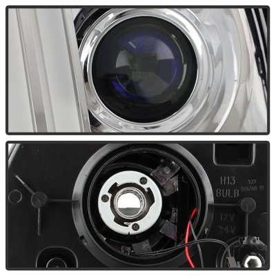 Ford Mustang 2005-2009 Projector Headlights Tri DRL