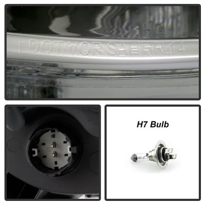 Jeep Cherokee 2014-2019 Projector Headlights LED Halo