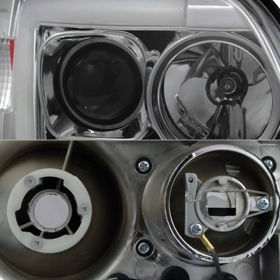 Ford Expedition 1997-2002 Projector Headlights LED DRL S2