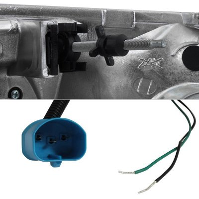 Ford Expedition 1997-2002 Projector Headlights LED DRL S2