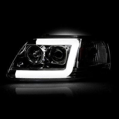 Ford F150 1997-2003 Projector Headlights LED DRL S2