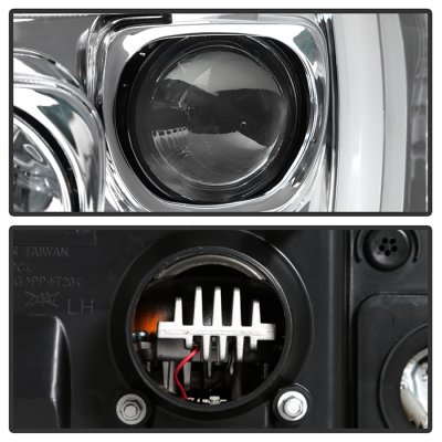 Ford F250 Super Duty 2005-2007 Low Beam LED Projector Headlights DRL