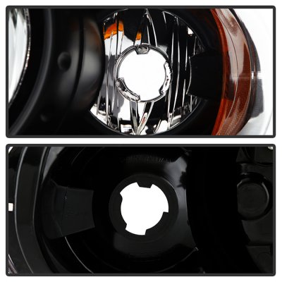 Chrysler Town and Country 2005-2007 Black Headlights