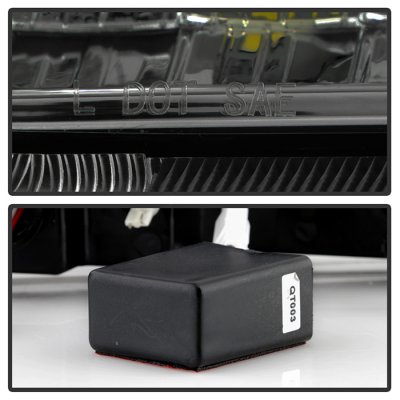 Chevy Tahoe 2000-2006 Smoked Headlights LED Bumper Lights