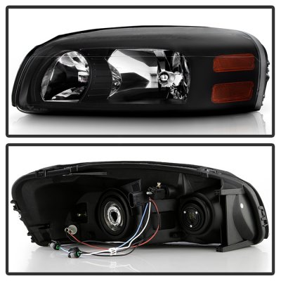 Buick Terraza 2005-2007 Black Headlights