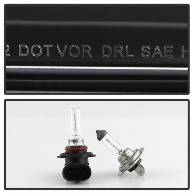 Dodge Ram 2500 2013-2018 Black Projector Headlights LED DRL for Premium