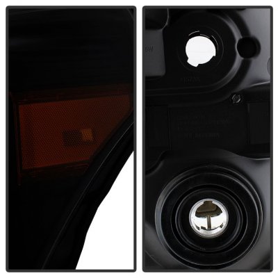 Ford F250 Super Duty 2011-2016 Black Smoked Headlights