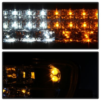 GMC Sierra 2500 1999-2004 Headlights LED Bumper Lights