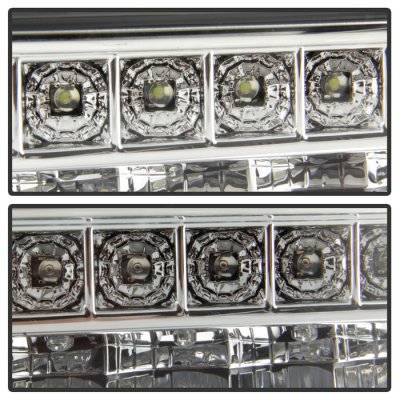 GMC Sierra 3500 2001-2007 Headlights LED Bumper Lights