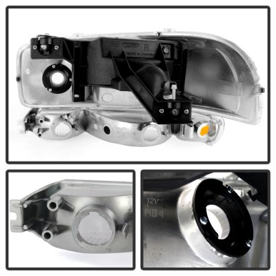 GMC Sierra 1999-2006 Replacement Headlights Bumper Lights