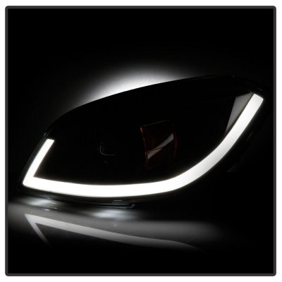 Pontiac Pursuit 2005-2006 Black Projector Headlights LED DRL
