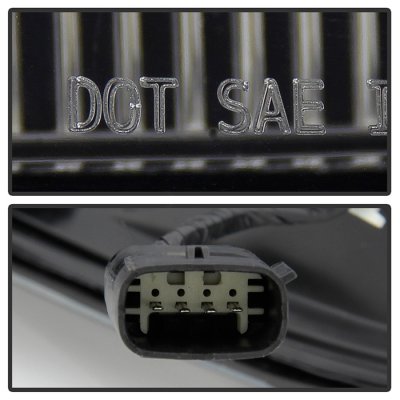 Cadillac XTS 2013-2017 Black LED Tail Lights