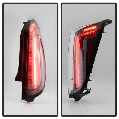 Cadillac XTS 2013-2017 Black LED Tail Lights