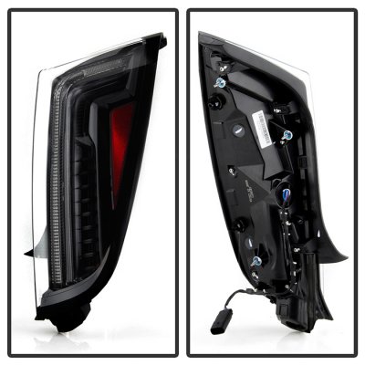 Cadillac XTS 2013-2017 Black LED Tail Lights