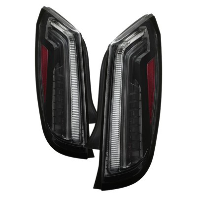 Cadillac XTS 2013-2017 Black LED Tail Lights