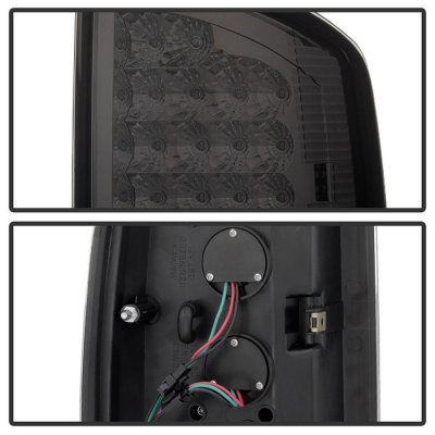 Dodge Ram 3500 2003-2006 Smoked LED Tail Lights Third Brake Light