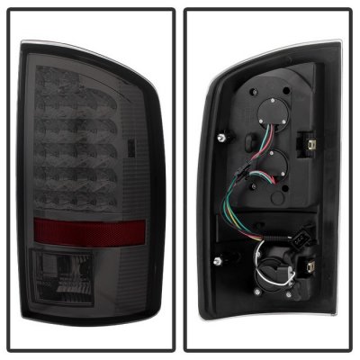 Dodge Ram 3500 2003-2006 Smoked LED Tail Lights Third Brake Light