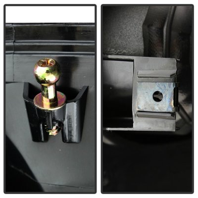 Dodge Ram 3500 2006-2009 Red Clear Tail Lights