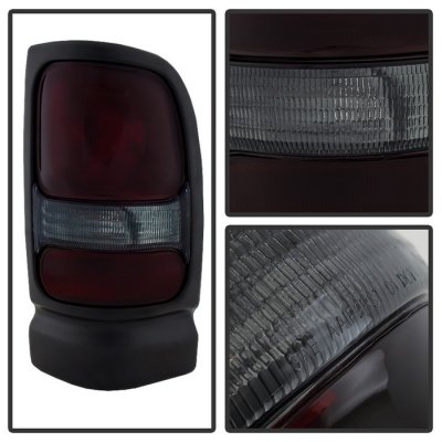 Dodge Ram 2500 1994-2002 Red Smoked Tail Lights