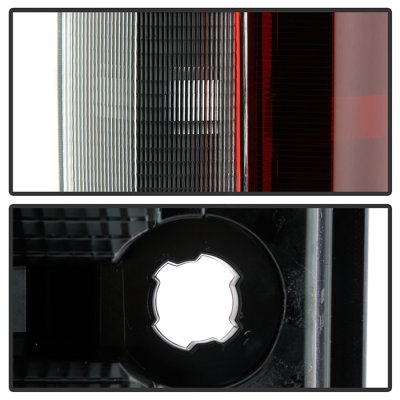 Ford F350 Super Duty 2017-2019 Red Smoked Tail Lights