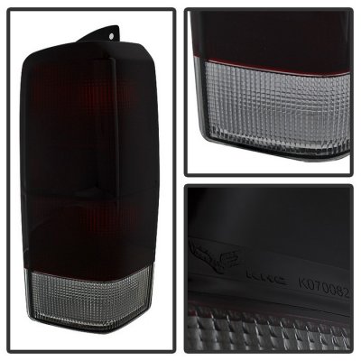 Jeep Cherokee 1997-2001 Red Smoked Tail Lights