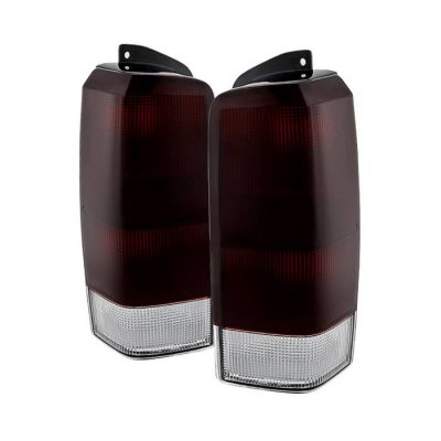 Jeep Cherokee 1997-2001 Red Smoked Tail Lights