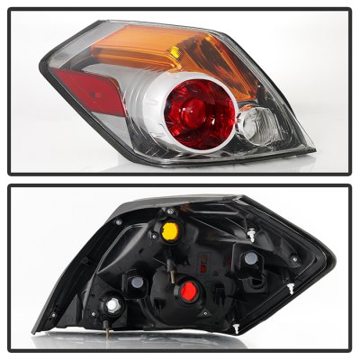 Nissan Altima Sedan 2007-2012 Chrome Tail Lights