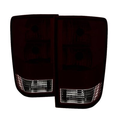 Nissan Titan 2004-2015 Red Smoked Tail Lights