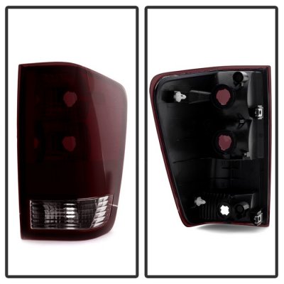 Nissan Titan 2004-2015 Red Smoked Tail Lights