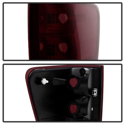 Nissan Titan 2004-2015 Red Smoked Tail Lights