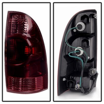 Toyota Tacoma 2005-2008 Red Smoked Tail Lights