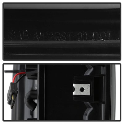 GMC Yukon XL 2000-2006 Black Smoked LED Tail Lights