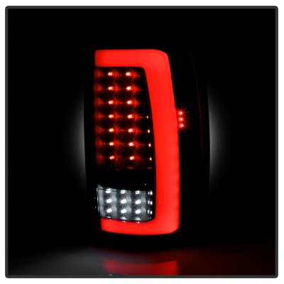 GMC Yukon XL 2000-2006 Black Smoked LED Tail Lights