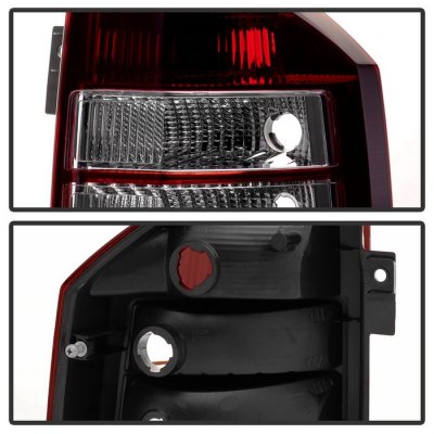 Jeep Compass 2007-2010 Red Smoked Tail Lights